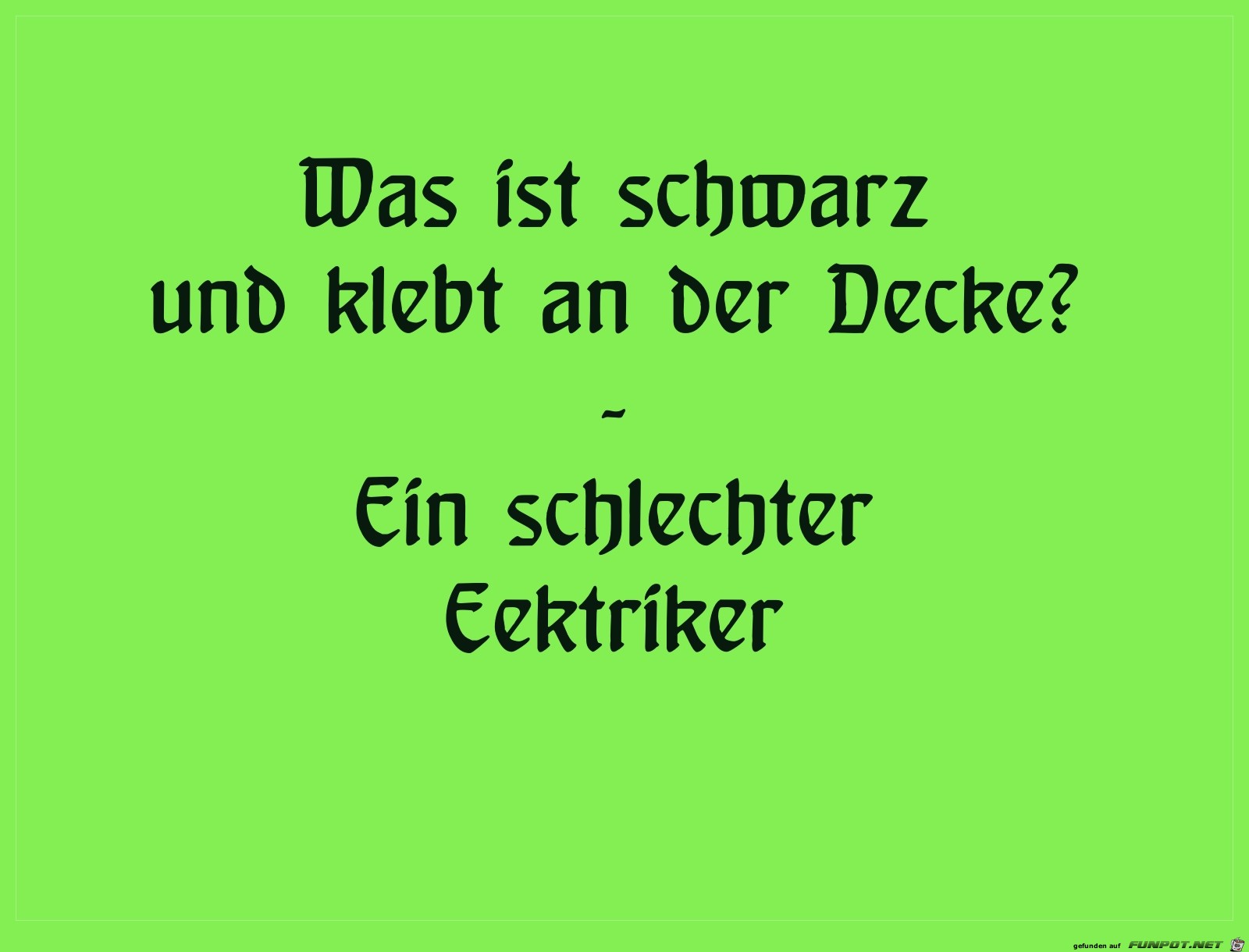 schlechter elektriker