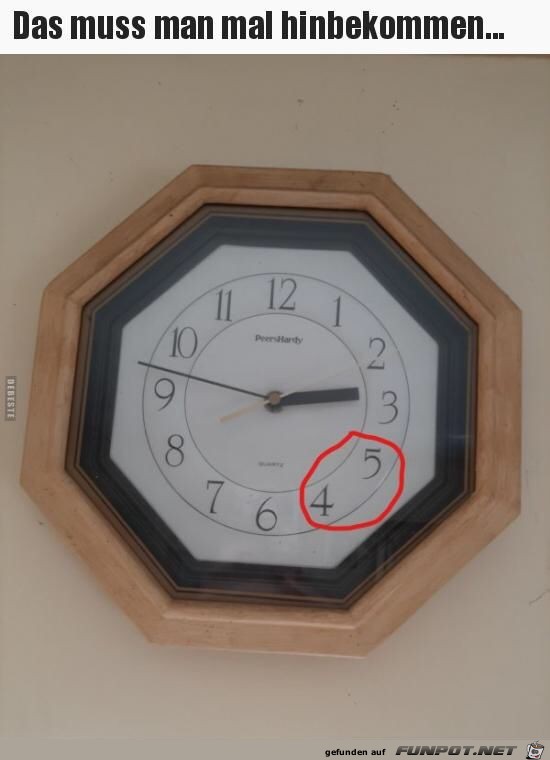 Komische Uhr