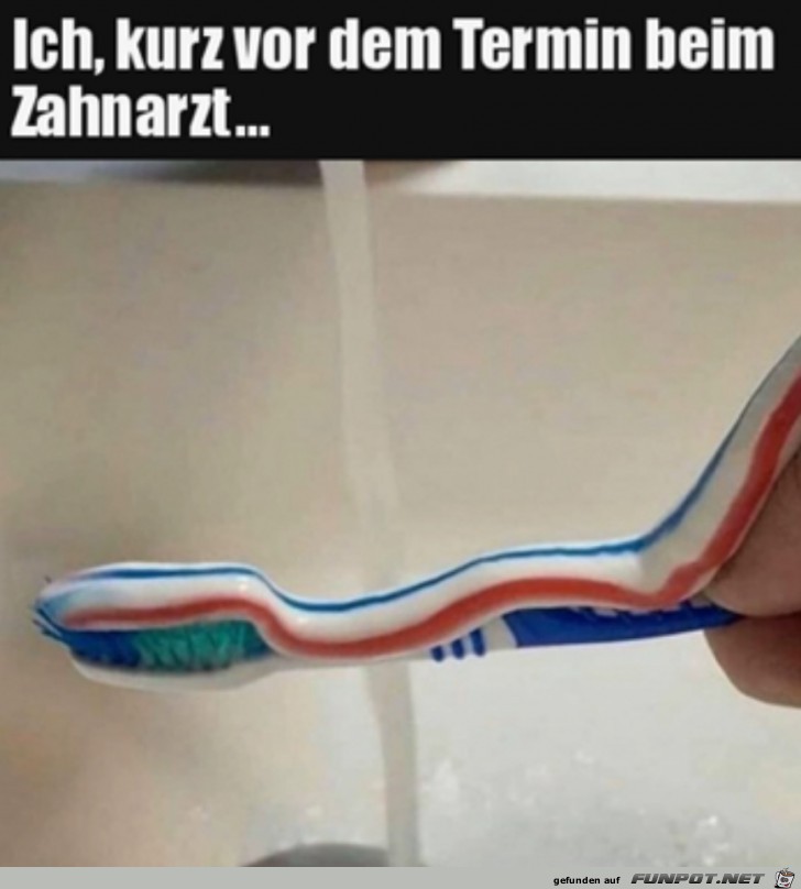 vor dem Zahnarzttermin