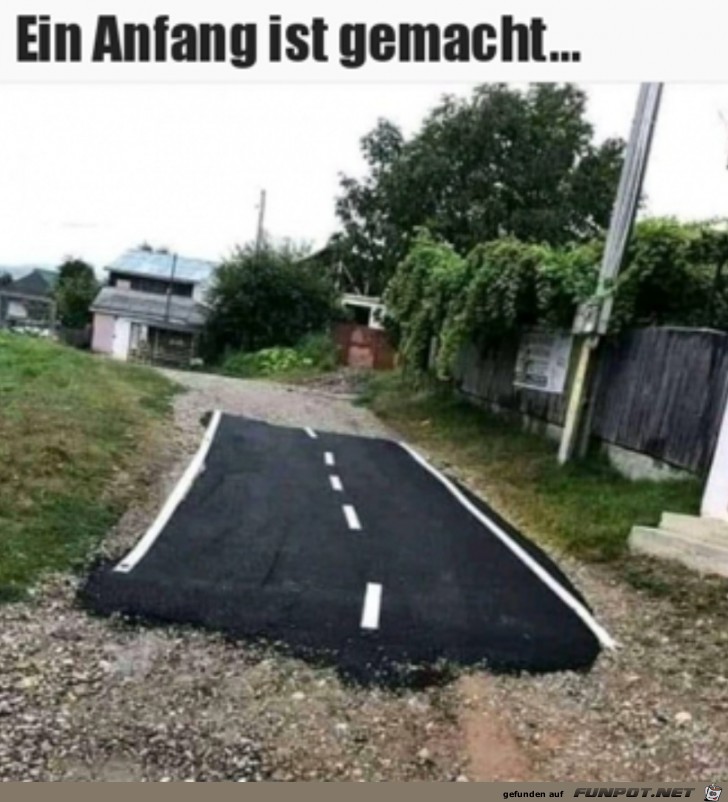 Der Anfang ist gemacht