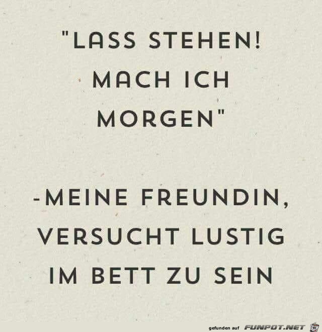 Lass stehen