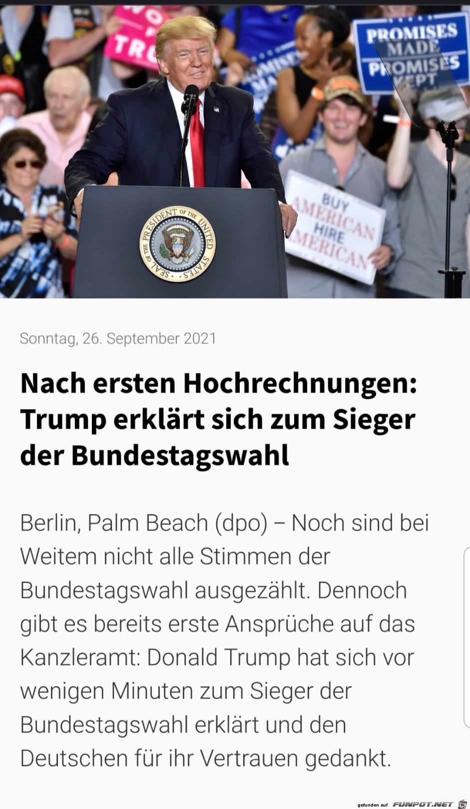 Trump ist Sieger