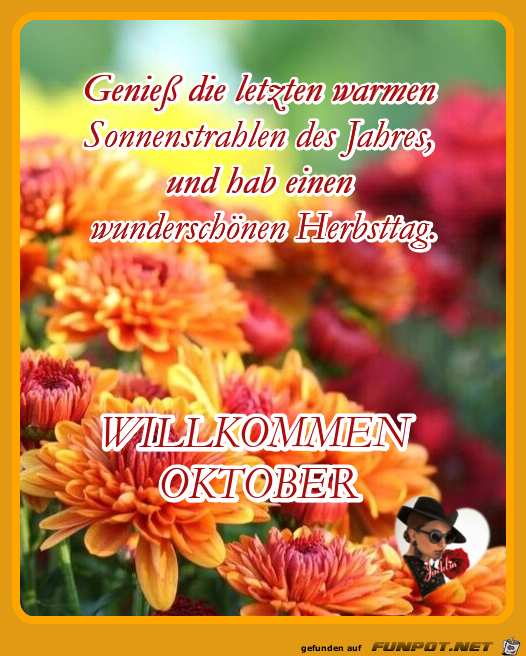 Guten Morgen in Oktober