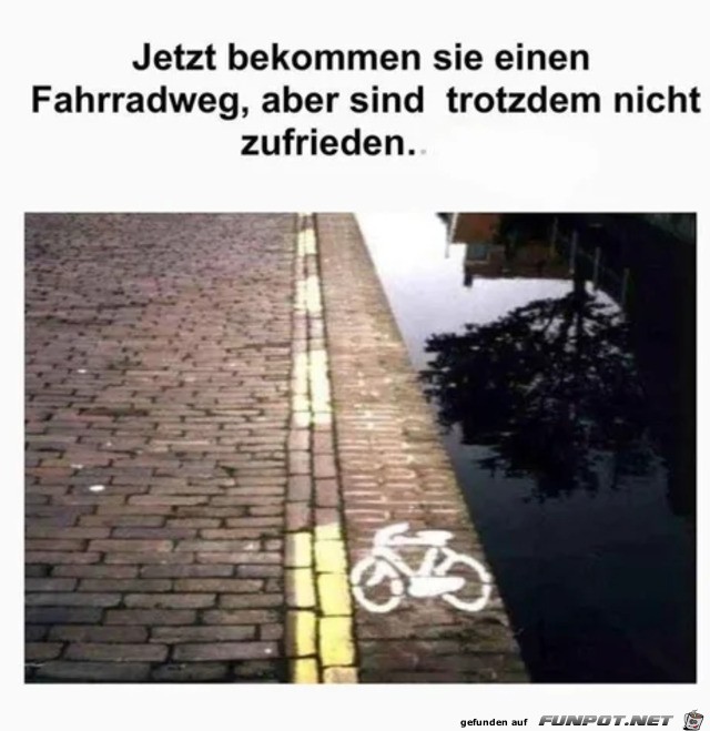 Wenn die Leute nie zufrieden sind