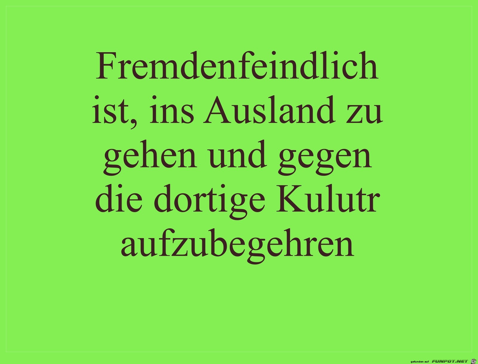 fremdenfeindlich