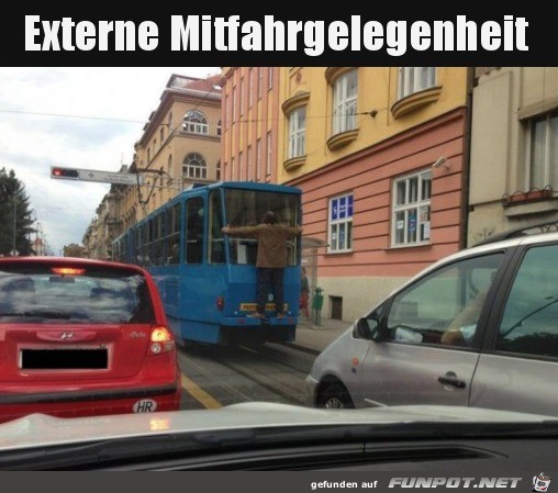 Externer Mitfahrer