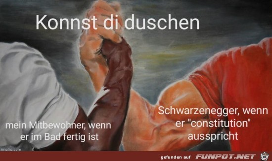 Kannst dich duschen