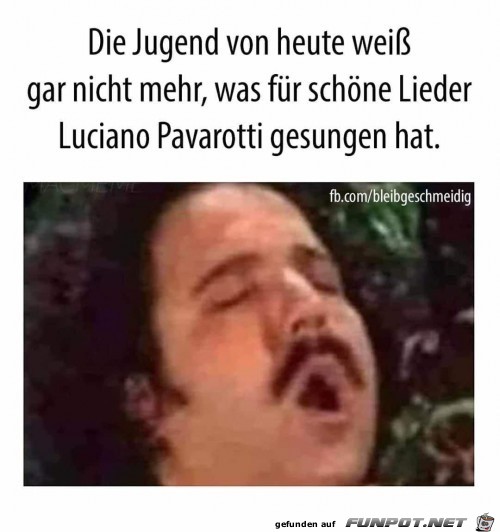 Die Jugend von heute...