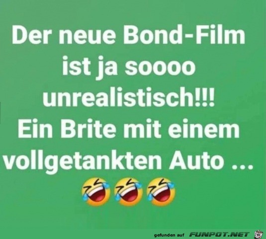 Bond-Film ist unrealistisch