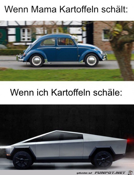 Kartoffeln schlen