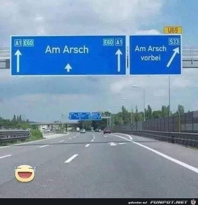 Am Arsch