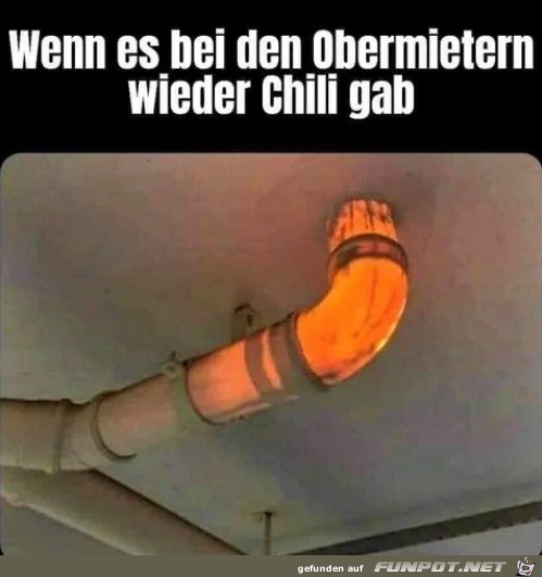 Es gab wieder Chili