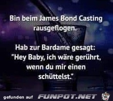 Beim Bond-Casting rausgeflogen