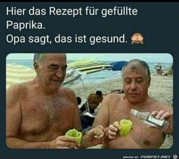 Gefuellte Paprika