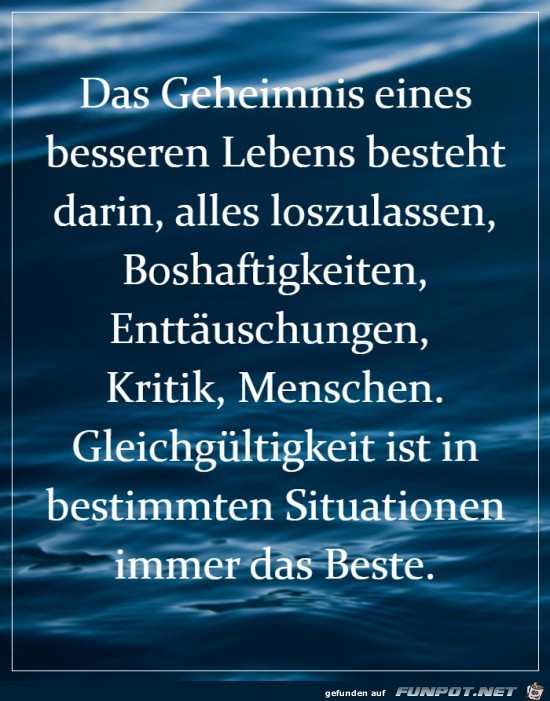 Gleichgültigkeit Gleichgültigkeit