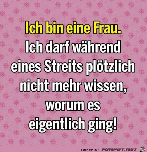 Ich bin eine Frau