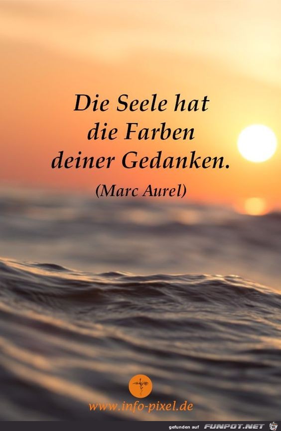 Die Seele hat die Farben so