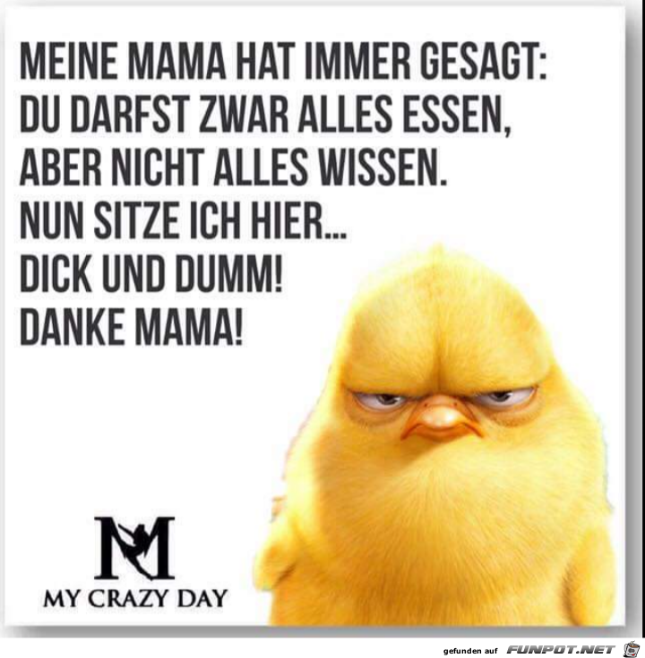 Meine Mama hat immer gesagt: