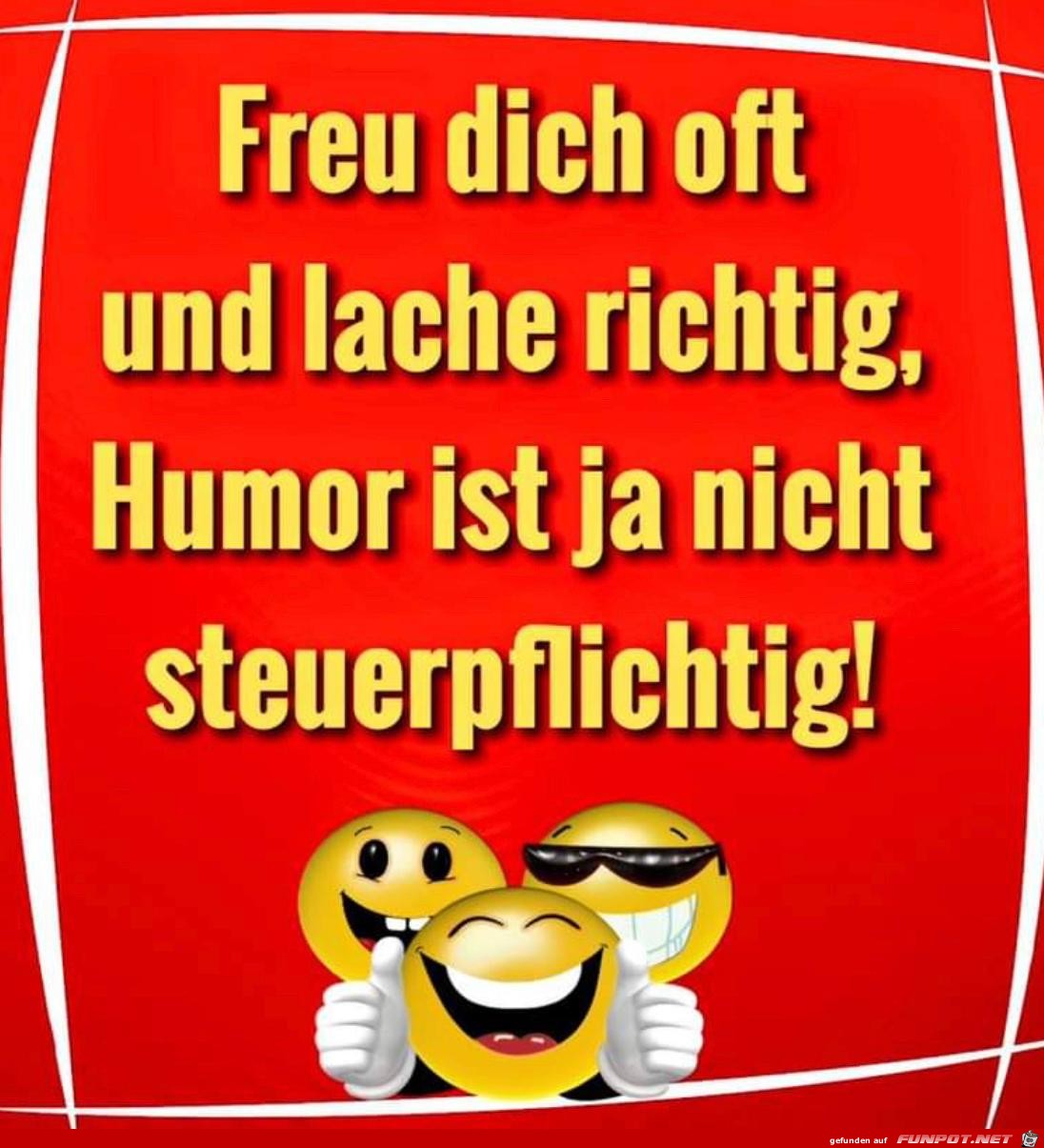 Freu dich oft