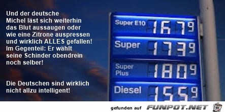 Tanken bald nur noch fr die Reichen