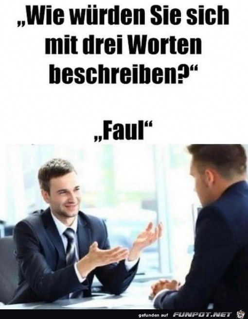 Sich selber beschreiben