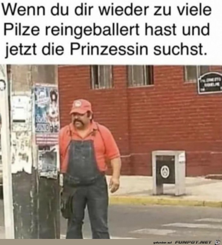 zu viel reingeballert