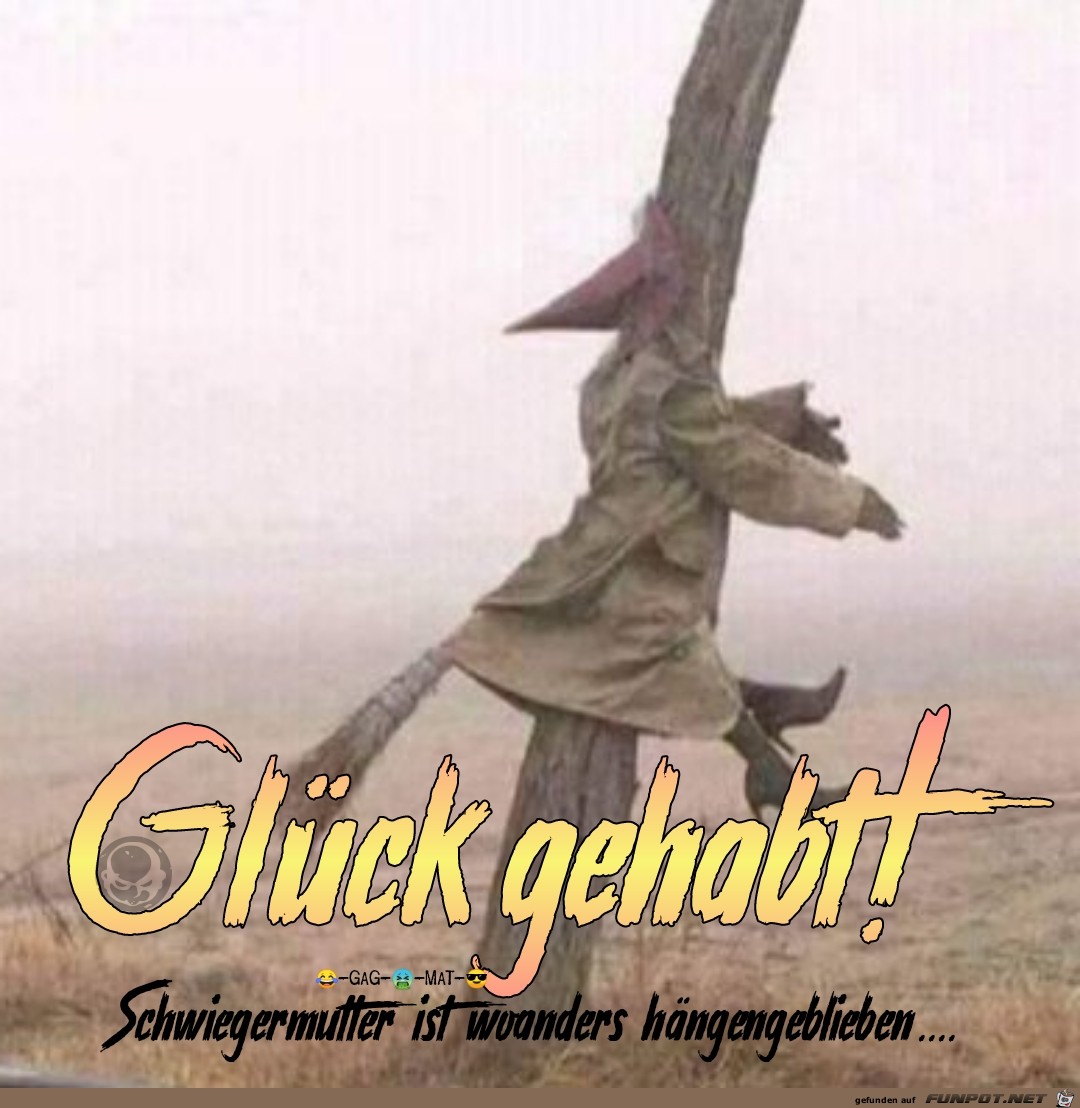 Glueck gehabt