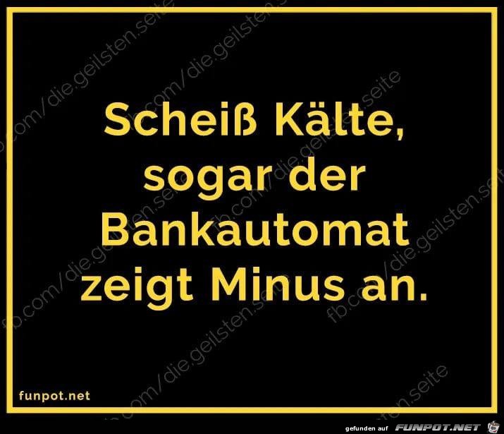 Scheiss Kaelte