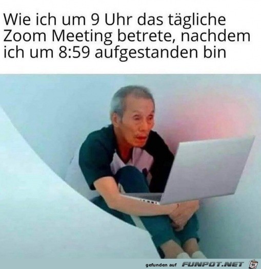 Ziemlich verblasen am Morgen