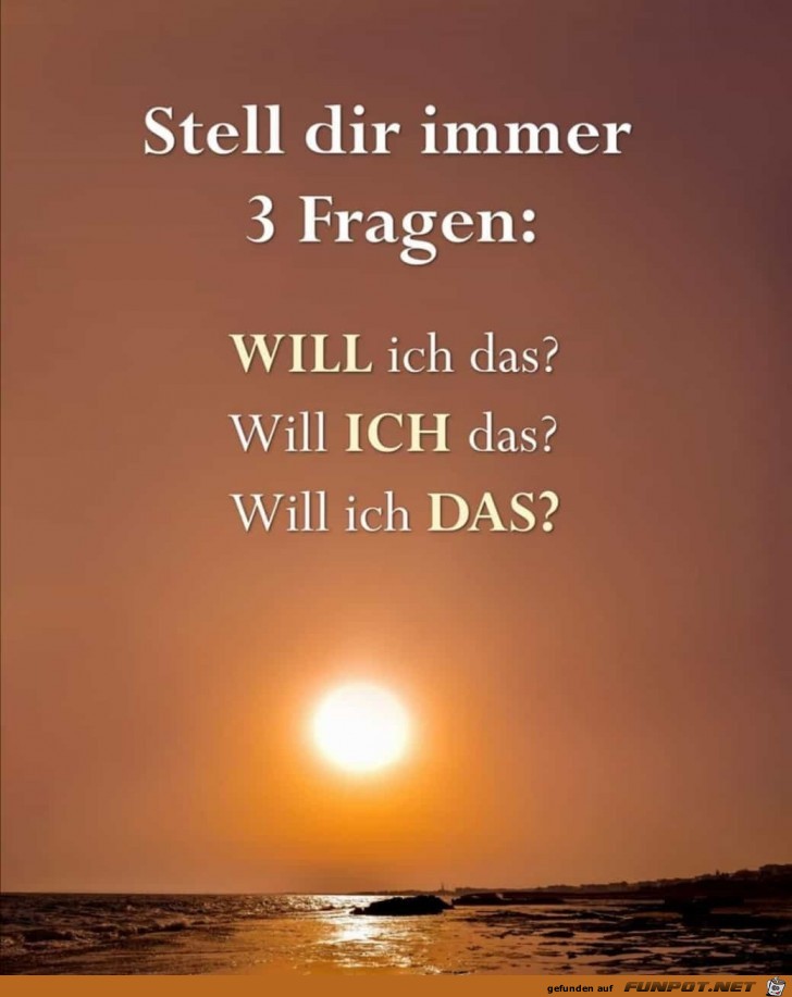 Drei Fragen