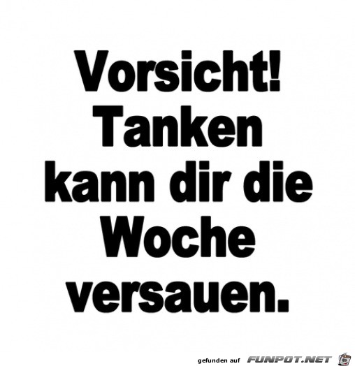 Tanken verdirbt dir die Laune