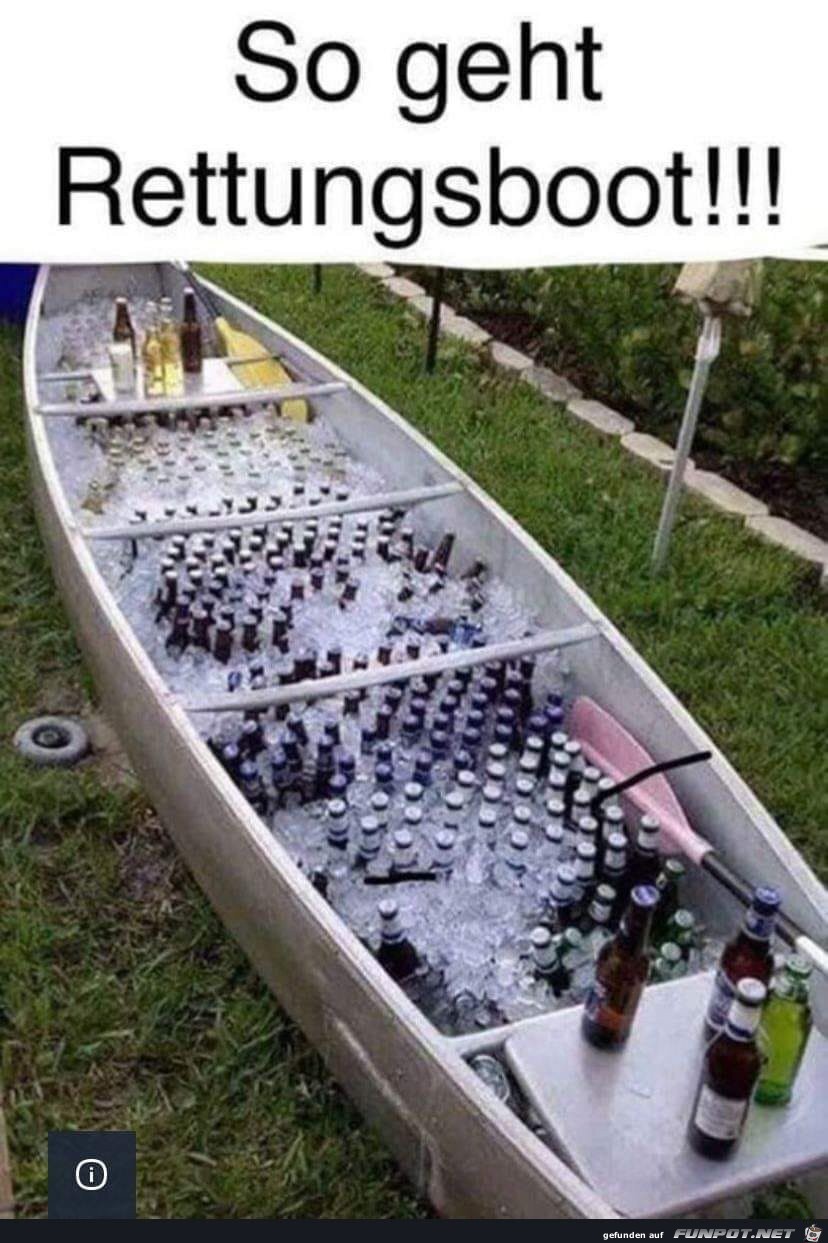 Ein Rettungsboot