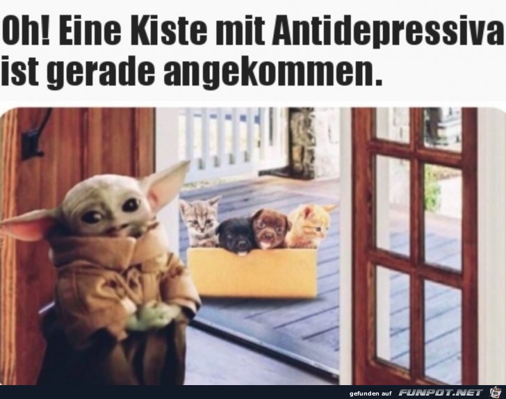 Antidepressiva wurden geliefert