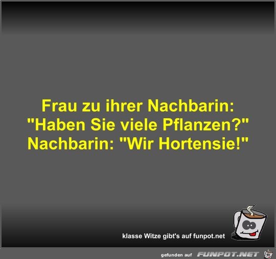 Frau zu ihrer Nachbarin