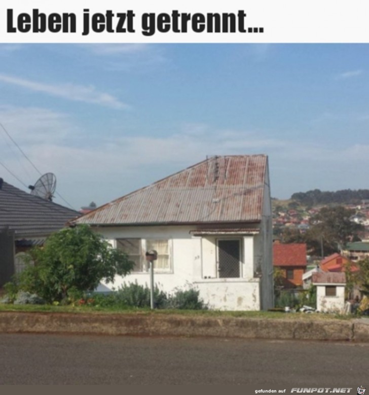 Haus nach der Scheidung