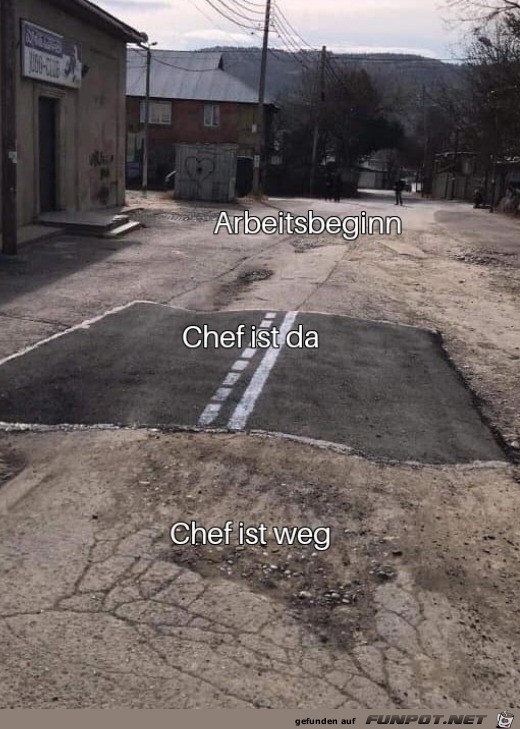 Wenn der Chef weg ist