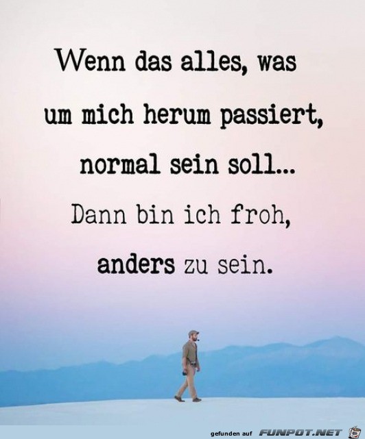 Ich bin anders