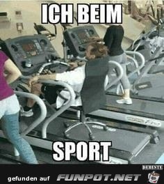 beim Sport