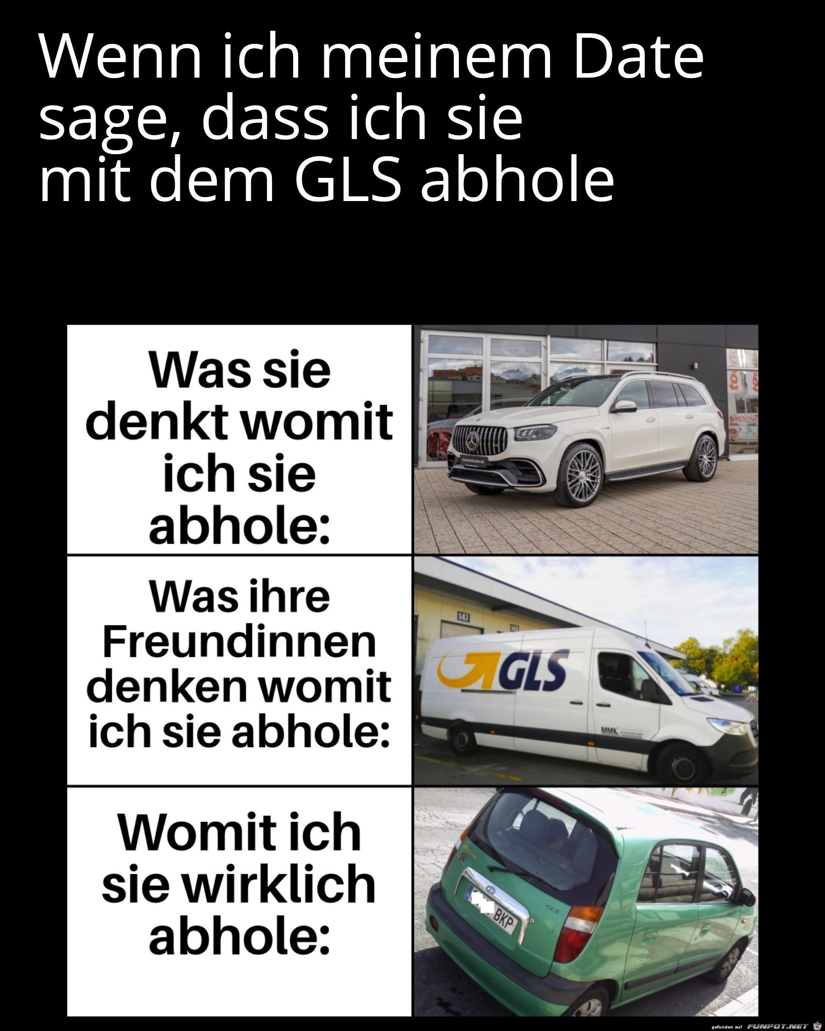 Mit dem GLS abholen