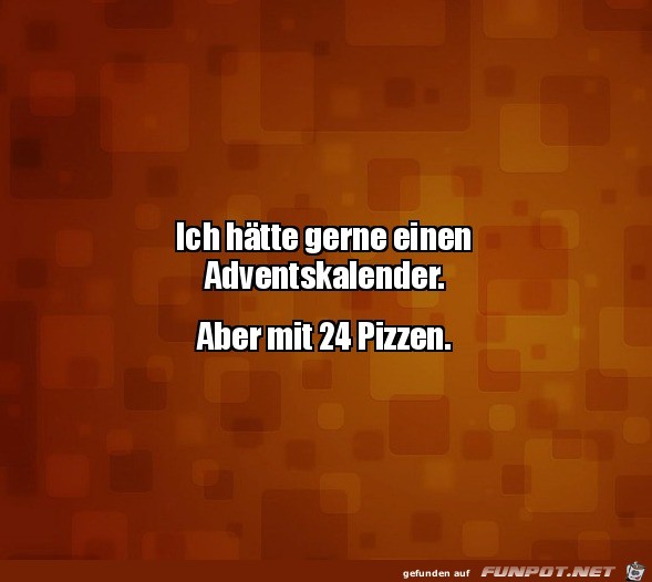 Der Pizza-Adventskalender