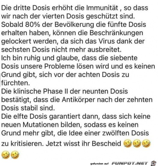 Die zwlfte Dosis