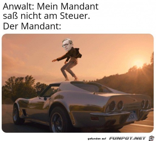 Mein Mandant ist mal wieder unschuldig