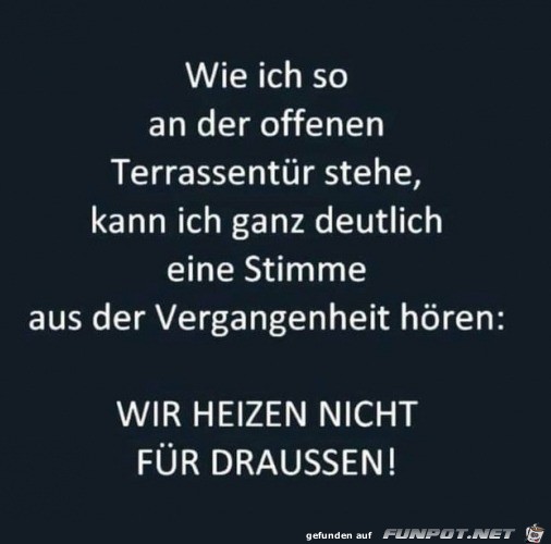 Den Spruch kennt jeder