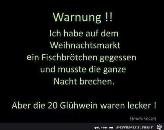 Warnung Warnung