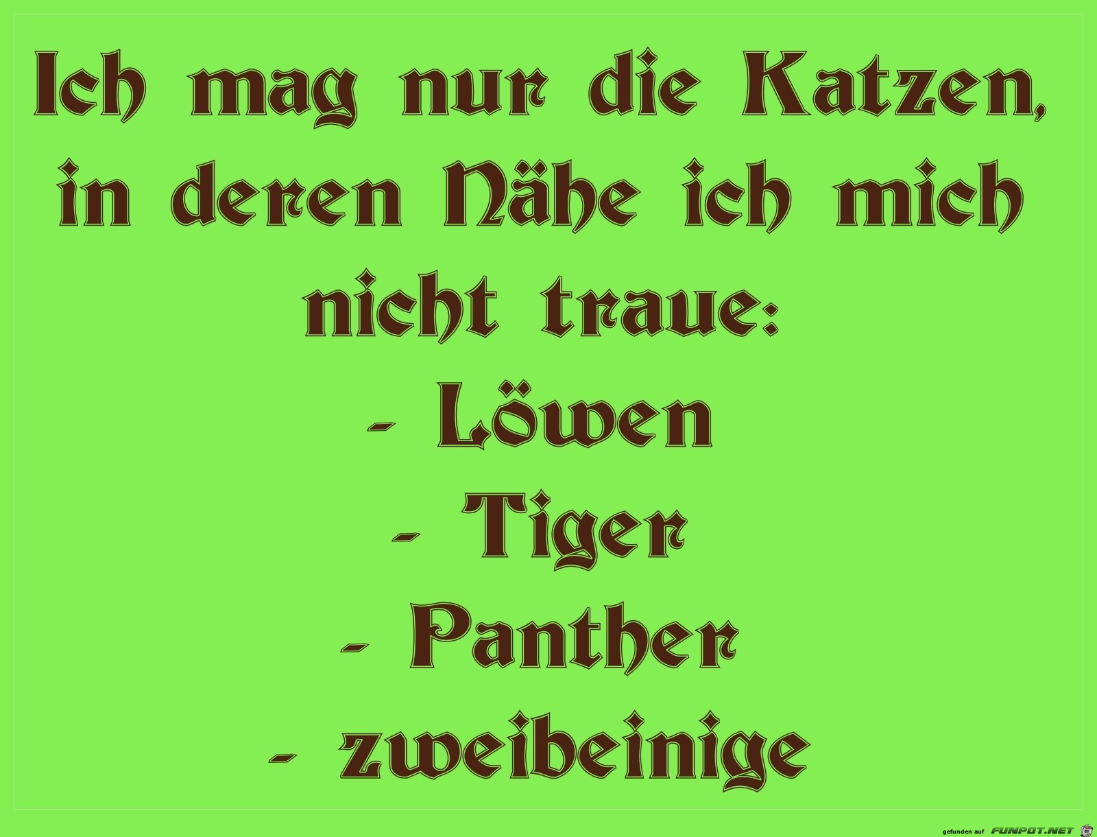 katzen gefaehrlich