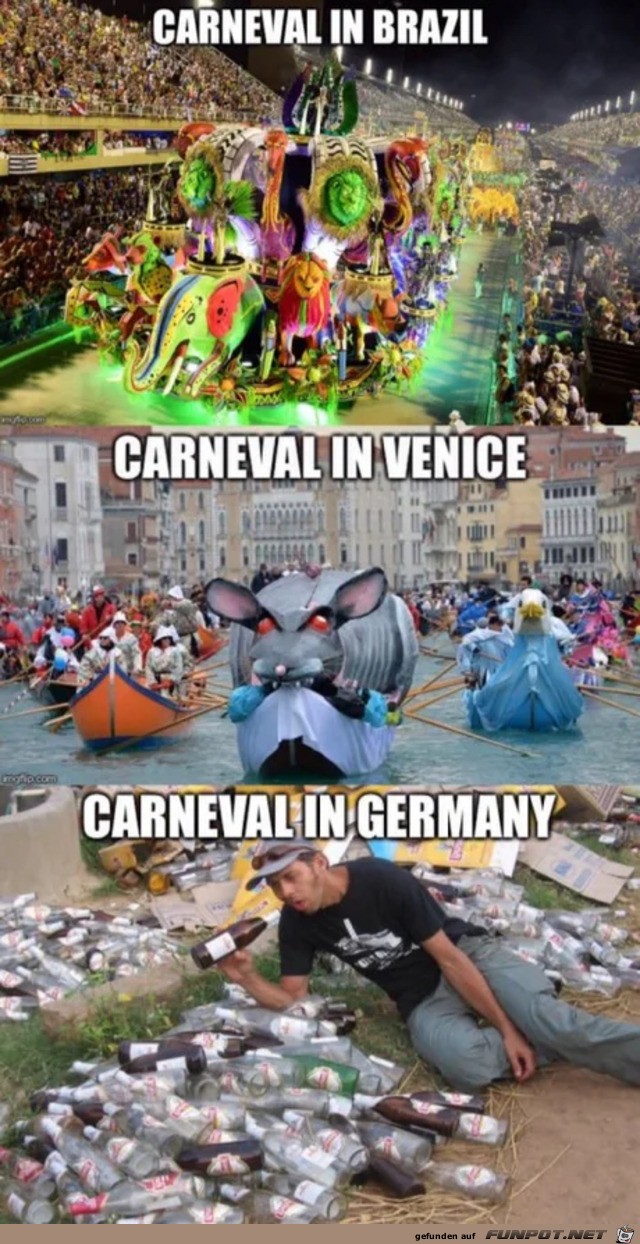 Karneval hier und dort