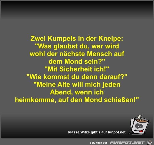 Zwei Kumpels in der Kneipe