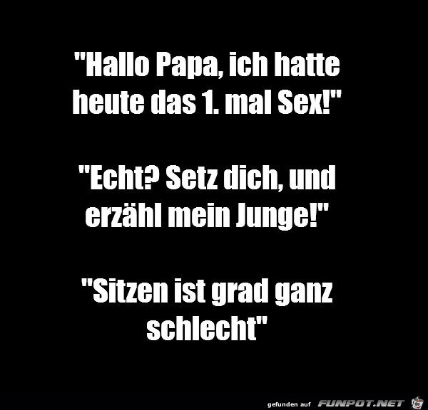 Der erste Sex