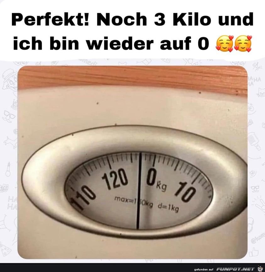 Noch 3 Kilo