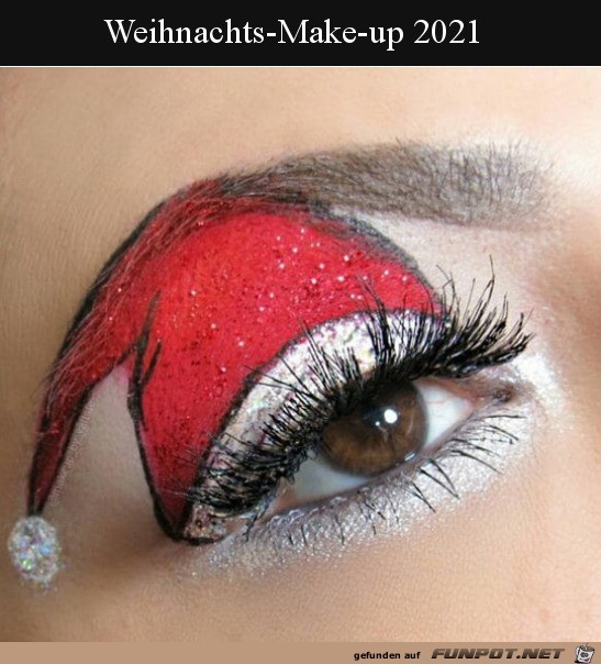 Tolles Weihnachts-Makeup